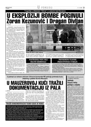 U EKSPLOZIJI BOMBE POGINULI Zoran Kezunović i Dragan Divljan