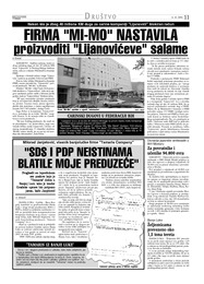 FIRMA "MI-MO" NASTAVILA proizvoditi "Lijanovićeve" salame