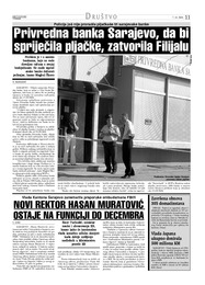 Privredna banka Sarajevo, da bi spriječila pljačke, zatvorila Filijalu