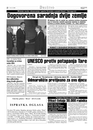 UNESCO protiv potapanja Tare