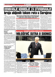OSNIVANJE KOMISIJE ZA UTVRĐIVANJE broja ubijenih tokom rata u Sarajevu