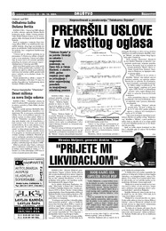 Odbačena žalba Dušana Berića