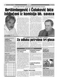Ibrišimbegović i Čolaković biće isključeni iz komisija bh. Saveza