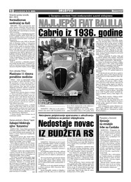 NAJLJEPŠI FIAT BALILLA Cabrio iz 1936. godine