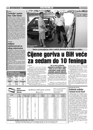 Cijene goriva u BiH veće za sedam do 10 feninga