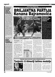 BRILJANTNA PARTIJA Kenana Bajramovića