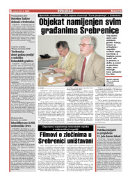Objekat namijenjen svim građanima Srebrenice