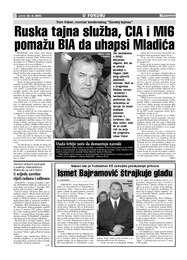 Ruska tajna služba, CIA i MI6 pomažu BIA da uhapsi Mladića