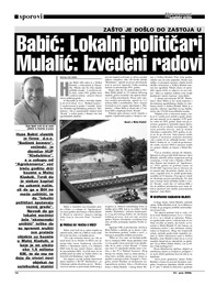 Babić: Lokalni političari sputavaju razvoj grada Mulalić: Izvedeni radovi bespravni