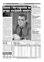 Bosna i Hercegovina na pragu socijalnih nemira