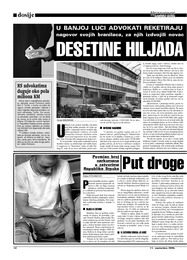 Povećan broj narkomana u zatvorima Republike Srpske