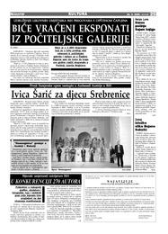 Ivica Šarić za djecu Srebrenice
