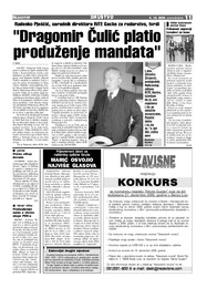 Dragomir Čulić platio produženje mandata