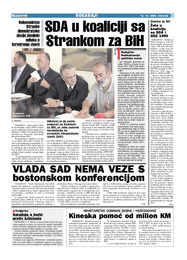 SDA u koaliciji sa Strankom za BiH
