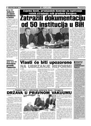 Zatražili dokumentaciju  od 50 institucija u BiH