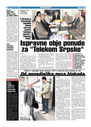 Ispravne obje ponude za Telekom Srpske