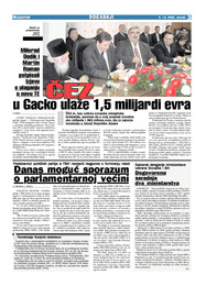ČEZ u Gacko ulaže 1,5 milijardi evra