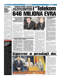 Telekom Srpske prodat za 646 MILIONA EVRA