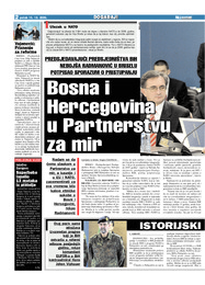 Bosna i  Hercegovina u Partnerstvu  za mir