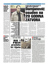 Damjanović osuđen na 20 GODINA ZATVORA