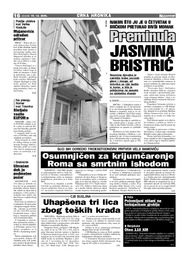 Preminula  JASMINA BRISTRIĆ