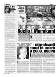 VJEČNIK najprodavaniji  roman bh. autora U 2006. GODINI