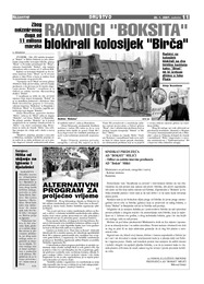 RADNICI BOKSITA blokirali kolosijek Birča