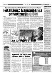 Fetahagić: Najuspješnija privatizacija u BiH