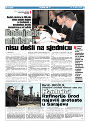 Radnici Rafinerije Brod najavili proteste u Sarajevu