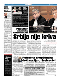 Srbija nije kriva za genocid u BiH
