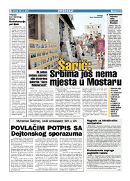 Šarić: Srbima još nema  mjesta u Mostaru