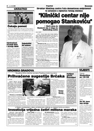 Klinički centar nije pomogao Stankoviću