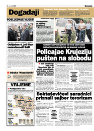 Policajac Krujeziju pušten na slobodu