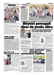 Ministri pomagali djeci da pređu ulicu