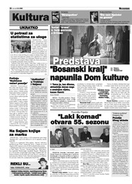 Predstava "Bosanski kralj" napunila Dom kulture