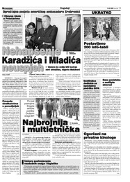 Nehapšenje Karadžića i Mladića neuspjeh