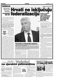 Hrvati ne isključuju federalizaciju