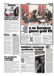 Banjaluka, a ne Sarajevo glavni grad RS