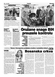 Oružane snage BiH preuzele kontrolu