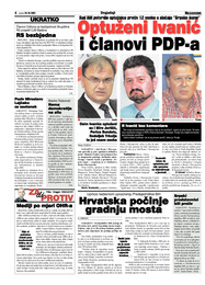 Optuženi Ivanić i članovi PDP-a