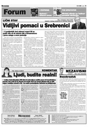 Vidljivi pomaci u Srebrenici