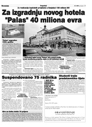 Za izgradnju novog hotela "Palas" 40 miliona evra