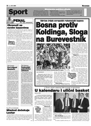 Bosna protiv Koldinga, Sloga na Burevestnik