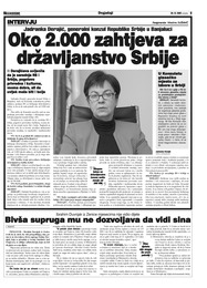 Oko 2.000 zahtjeva za državljanstvo Srbije