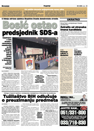 Bosić ostao predsjednik SDS-a