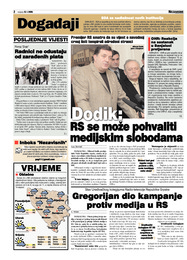 Dodik: RS se može pohvaliti medijskim slobodama