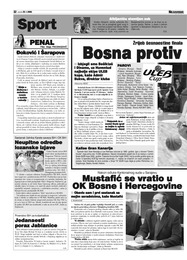 Mustafić se vratio u OK Bosne i Hercegovine