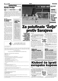Za polufinale "Željo" protiv Sarajeva