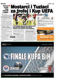 Mostarci i Tuzlaci za trofej i Kup UEFA