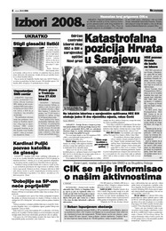 Katastrofalna pozicija Hrvata u Sarajevu